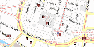 Stadtplan Breslauer Rathaus Breslau