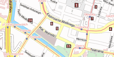 Stadtplan Breslauer Stadtschloss Breslau