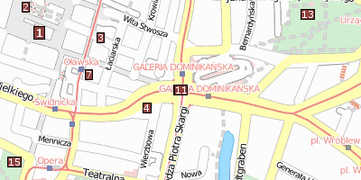 Stadtplan Breslauer Zwerge