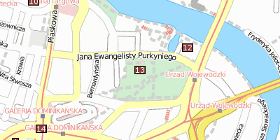 Panorama von Racławice Breslau Stadtplan
